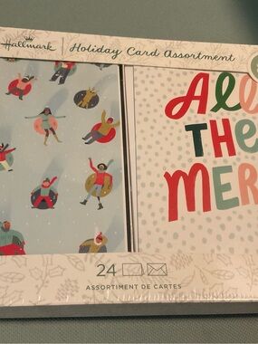 Hallmark Holiday Card Assortment Set 24 New